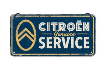 Plechová cedule Citroen - Genuine Service