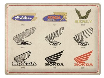 Plechová ceduľa Honda Logo Evolution