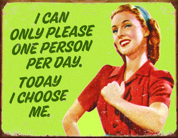 Plechová ceduľa I CHOOSE ME