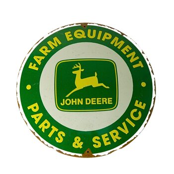 Plechová cedule John Deere
