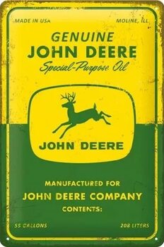 Plechová cedule John Deere Special Purpose Oil