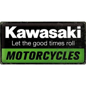 Plechová cedule Kawasaki Motorcycles