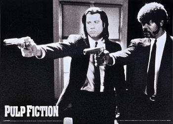 Pulp Fiction - Black and White Guns