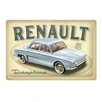 Plechová cedule Renault - Dauphine
