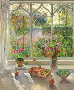 Obraz na płótnie Autumn Fruit and Flowers, 2001