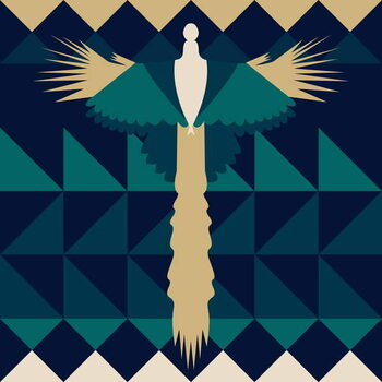 Obraz na płótnie Aztec Peacock