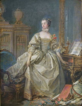 Obraz na płótnie Madame de Pompadour (1721-64)