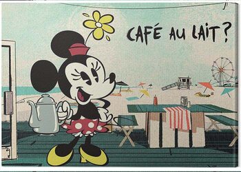 Obraz na płótnie Mickey Shorts - Café Au Lait?