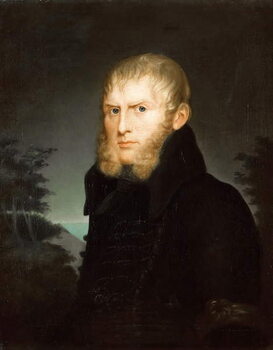 Obraz na płótnie Portrait du peintre Caspar David Friedrich
