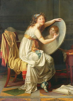 Obraz na płótnie Portrait of Rose Adelaide Ducreux (1761-1802)