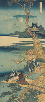 Obraz na płótnie Print from the series 'A True Mirror of Chinese and Japanese Poems