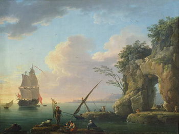 Obraz na płótnie Seascape, 1748