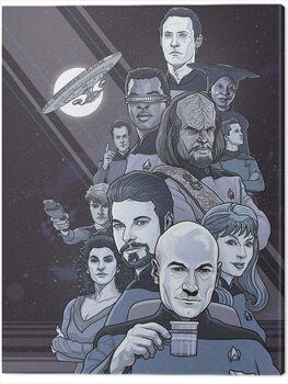 Obraz na płótnie Star Trek - Next Generation Blue - 50th Anniversary