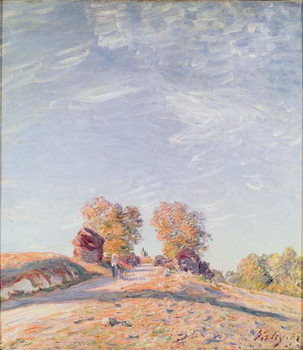 Obraz na płótnie Uphill Road in Sunshine, 1891