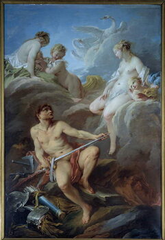 Obraz na płótnie Venus asking Vulcan for weapons