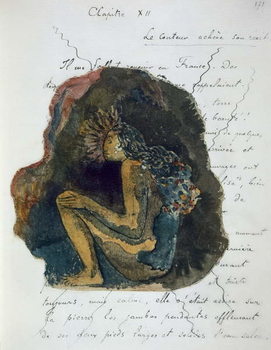 Obraz na płótnie A native Deity, from 'Noa Noa, Voyage a Tahiti'
