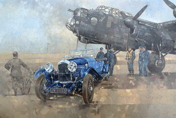 Obraz na płótnie Able Mable and the Blue Lagonda