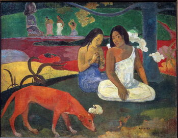 Obraz na płótnie Arearea (Joyeusetes) or The Red Dog