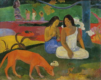 Obraz na płótnie Arearea (The Red Dog), 1892