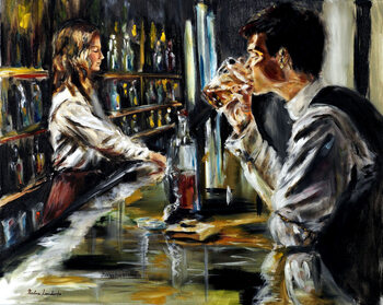 Obraz na płótnie At the Bar, 2021