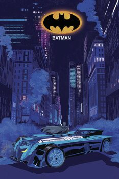 Obraz na płótnie Batman - Night Batmobil