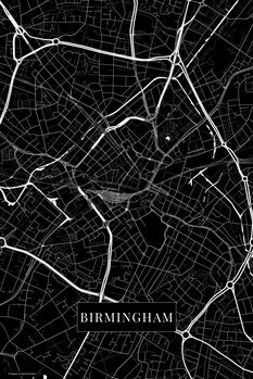Obraz na płótnie Birmingham black