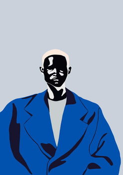 Obraz na płótnie Blue Coat, 2016,