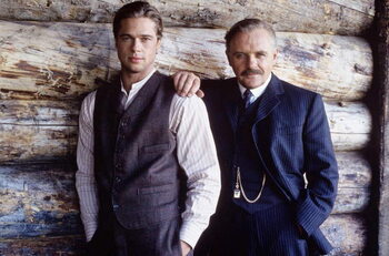 Obraz na płótnie Brad Pitt and Anthony Hopkins