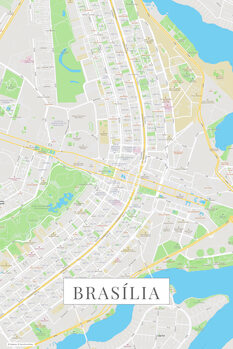 Obraz na płótnie Brasilia color