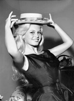 Obraz na płótnie Brigitte Bardot, c.1950-60