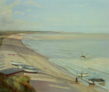 Obraz na płótnie Bringing the Catch Ashore