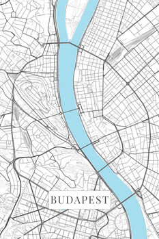 Obraz na płótnie Budapest white