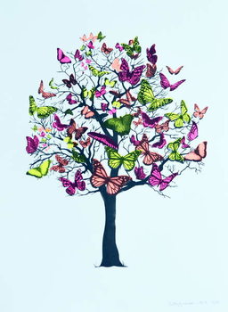 Obraz na płótnie Butterfly blossom, 2016,