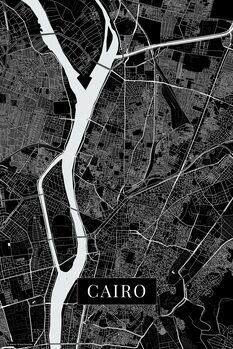 Obraz na płótnie Cairo black
