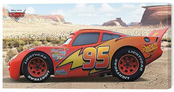 Obraz na płótnie Cars - Lightning Mcqueen Sideshot