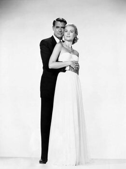 Obraz na płótnie Cary Grant and Grace Kelly