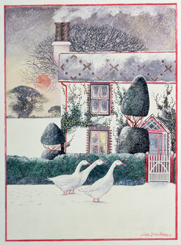 Obraz na płótnie Christmas Cottage, 1985