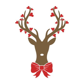 Obraz na płótnie Christmas deer