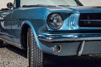 Obraz na płótnie Classic American car from the sixties