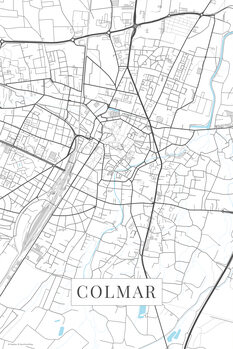Obraz na płótnie Colmar white