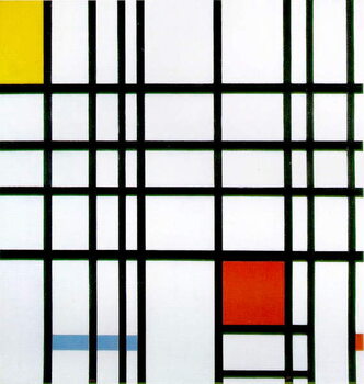 Obraz na płótnie Composition with Red