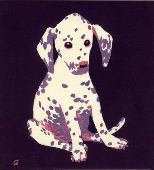 Obraz na płótnie Dalmation Puppy, 1950s