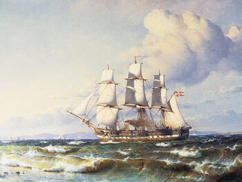 Obraz na płótnie Danish Ship
