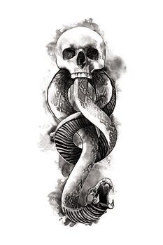 Obraz na płótnie Death Eater Symbol