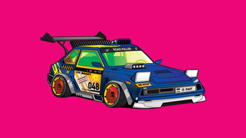 Obraz na płótnie Drift car, sport car