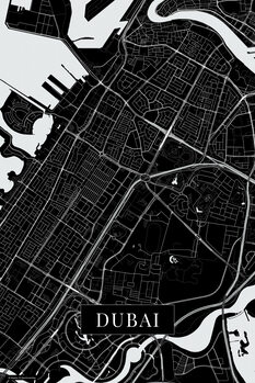 Obraz na płótnie Dubai black