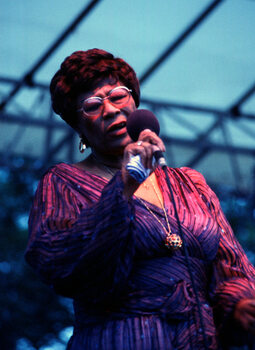 Obraz na płótnie Ella Fitzgerald - portrait