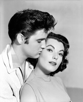 Obraz na płótnie Elvis Presley And Judy Tyler