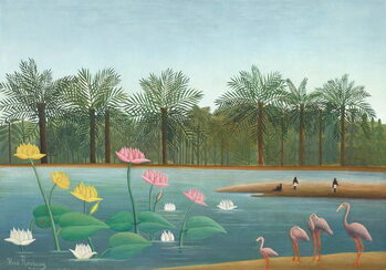 Obraz na płótnie Flamingos, 1910