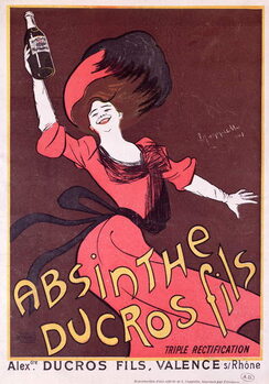 Obraz na płótnie Advertisement for 'Absinthe Ducros fils', 1901
